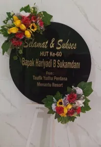 Papan Akrilik Ucapan Ulang Tahun Kota Magelang